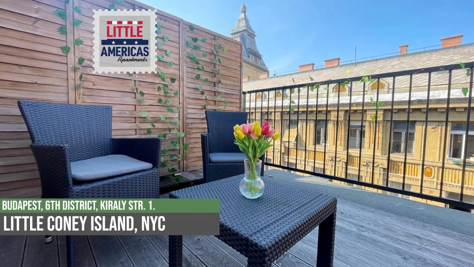 아파트 Little Americas New York Rooftop Terrace 부다페스트 헝가리